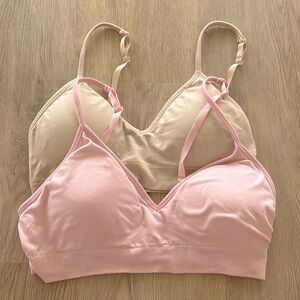 triangle bralettes set of 2